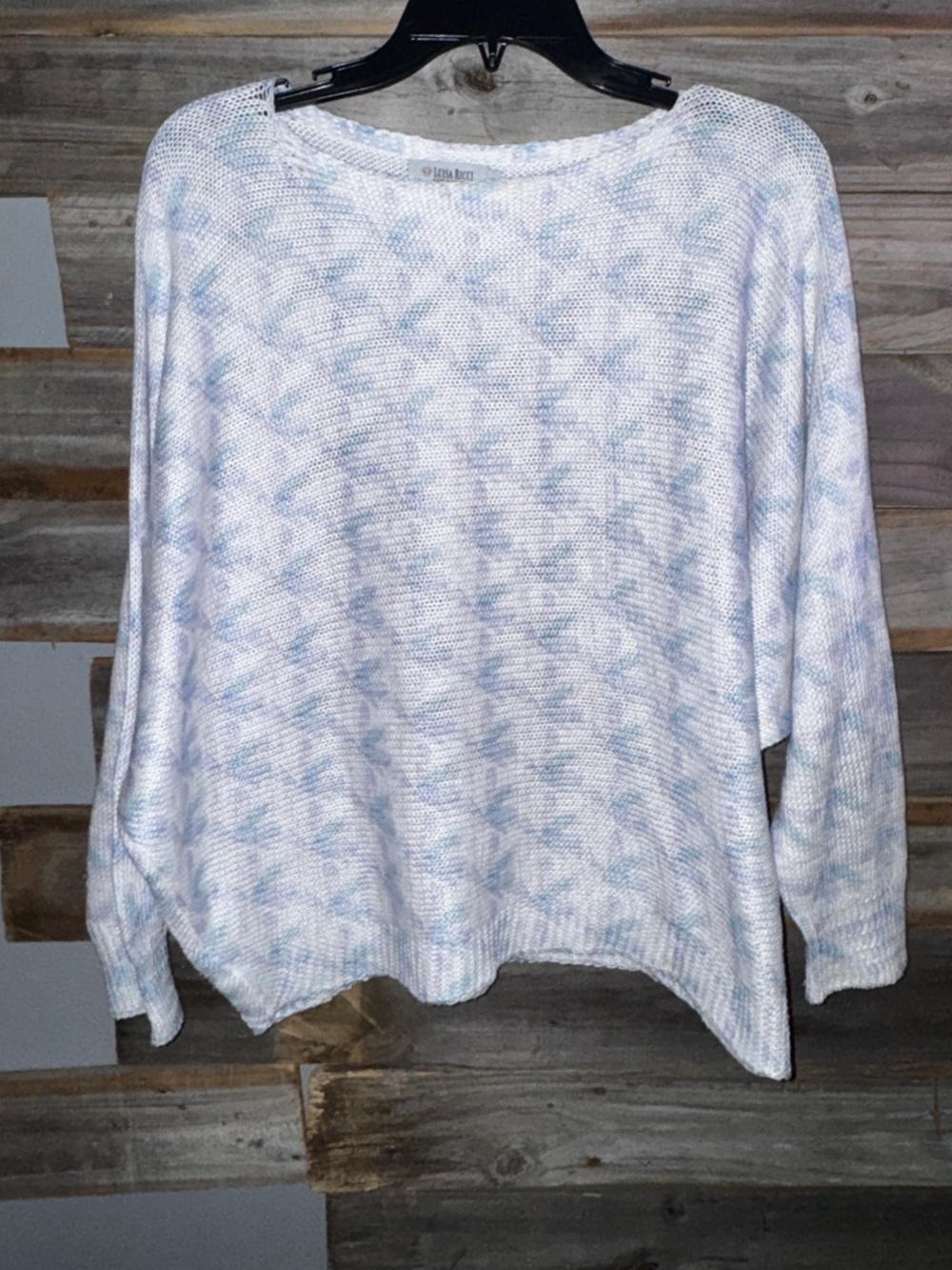 Luisa Ricci- women’s large-made in Italy-  Dragonfly knit dolman sweater